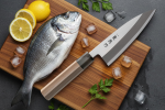 Японський кухонний ніж деба Fuji Cutlery Ryutoku FC-572 залізко 150 мм сталь 4116 Японія Японський кухонний ніж деба Fuji Cutlery Ryutoku FC-572 залізко 150 мм сталь 4116 Японія