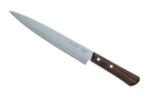 Miyabi Isshin 2006 - Slicing knife from AUS8 steel 210 mm blade. Kanetsugu, Japan