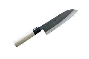 Tojiro Shirogami F-698 — Santoku knife, 3 layers, carbon steel, 170 mm blade, Japan