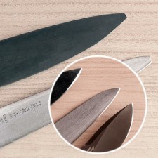 Ремонт кончиков и заточка трех разных ножей