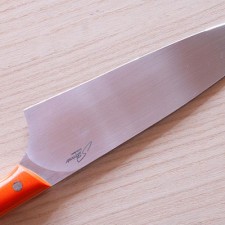Заточка и чистка шеф-ножа сделанного в Украине