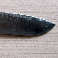 Sharpening a cook knife Tojiro F-302 and an unknown specimen made in the USSR