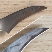 Repair of peeling knife Tojiro Flash Damascus Part two